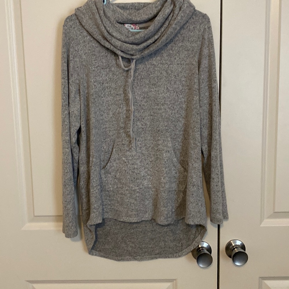 Pink Republic grey sweater.  XL